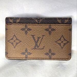 🔥 Louis Vuitton Reverse Monogram Card Holder LIKE NEW!! 🔥